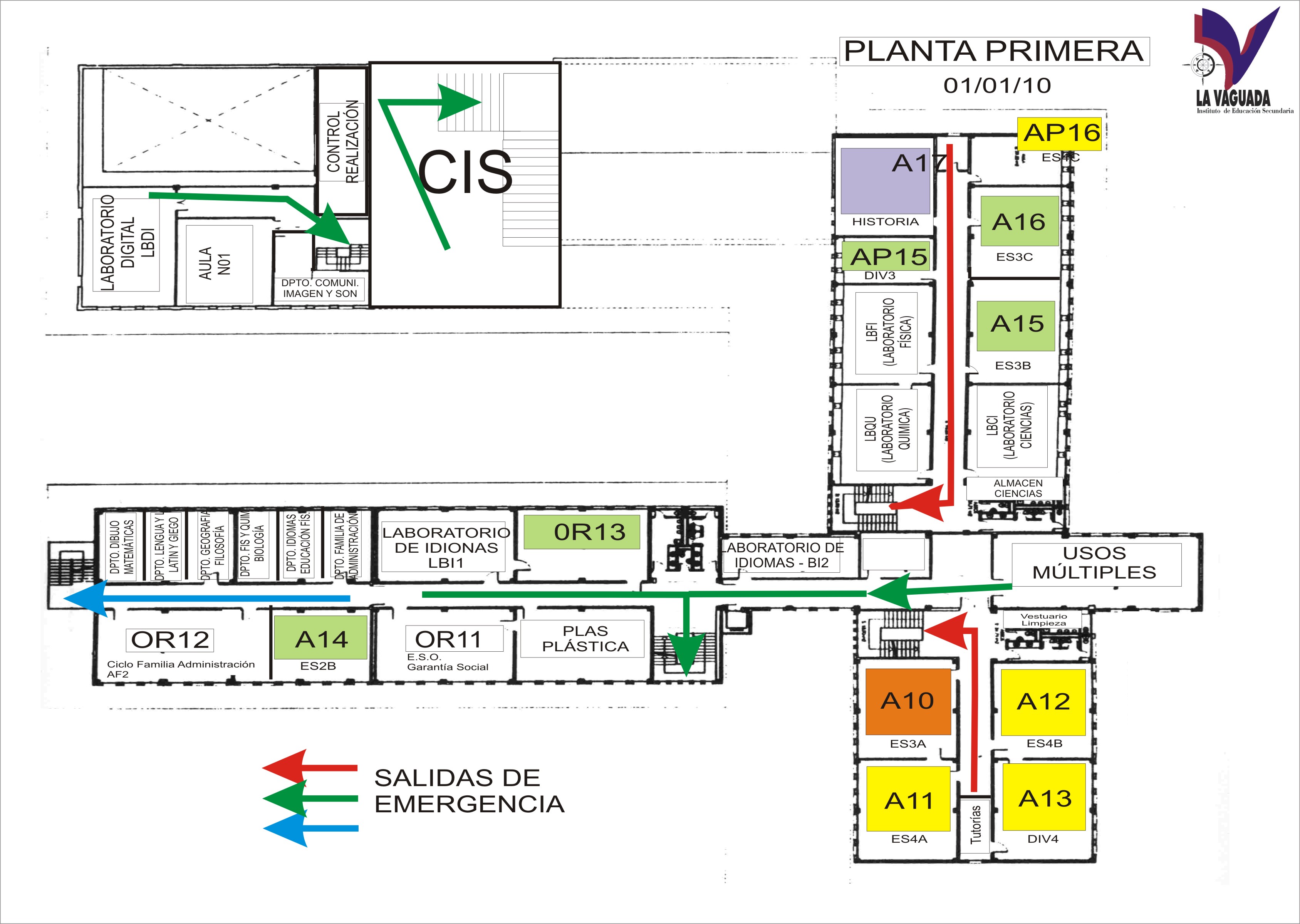 Planos Del Instituto IES La Vaguada